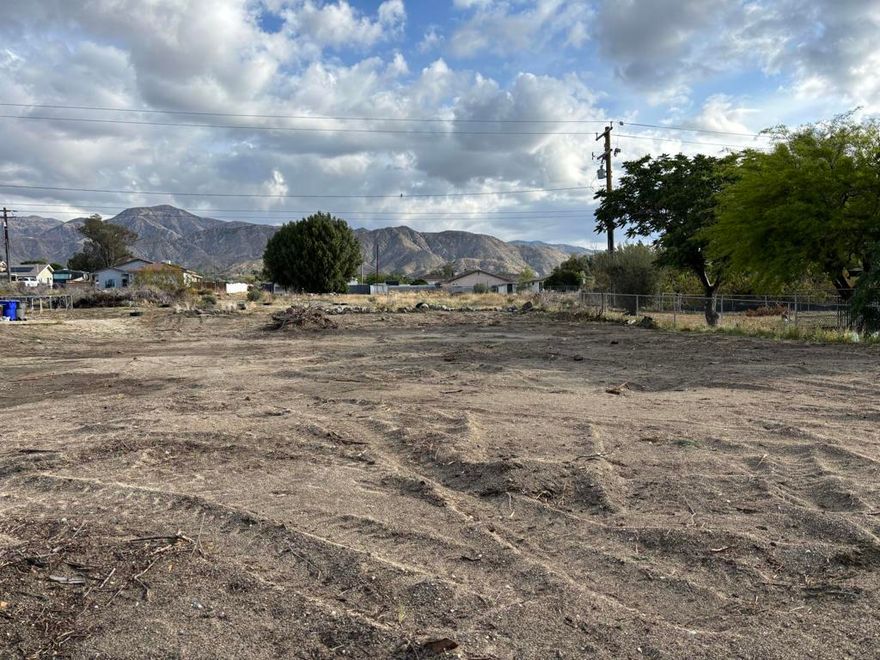 Prime multi residential lot in Morongo Valley! This beautiful recently cleared parcel is ideal for investors, builders, or creative DIYers. Zoned for multi-residential use and conveniently located with easy commuting access, this lot already has a water meter installed and all utilities available. Enjoy cooler desert temperatures while being just 25 minutes from Palm Springs. A great opportunity to build in a growing area with strong potential.