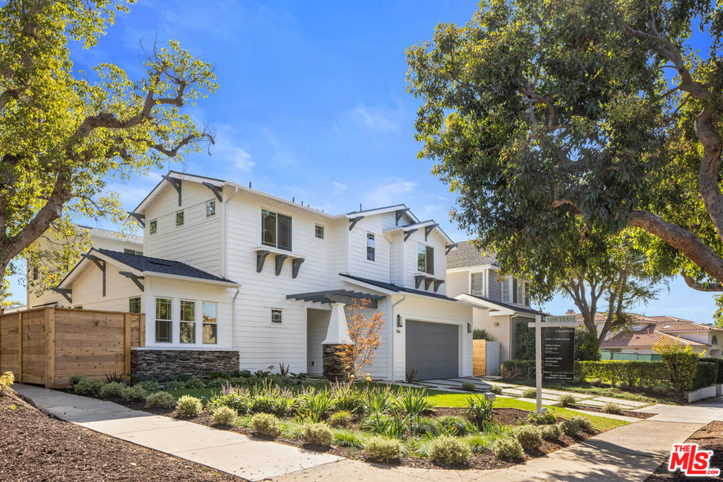 Welcome to 744 North Almar Avenue, Pacific Palisades, CA. This exquisite 5-bedroom, 4.25-bathroom home is a masterpiece crafted by Thomas James Homes, offering luxurious living space. This professionally designed residence is a true gem.Upon entering, you'll be greeted by a guest bedroom with an en-suite bath, walk-in closet, and sliding door to the courtyard, as well as a powder bath and coat closet. The great room, featuring a gas fireplace with T&G accent wall and sliding doors to both the courtyard and back patio with barbecue, is perfect for seamless entertaining.The stunning chef's kitchen is a culinary delight, complete with a prep pantry, walk-in pantry, island with bar seating, and eat-in dining area with a sliding door to the courtyard. Adorned with white shaker cabinets, white quartz countertops, and stainless steel appliances, including a Bertazzoni gas range with griddle, this kitchen is a dream come true.The upper level houses a loft, ideal for gaming or studying, three secondary bedrooms, two baths, and a laundry room with a sink. The grand suite is a retreat in itself, featuring a separate retreat area and a spa-like bath with dual vanities, a freestanding soaking tub, walk-in shower with seat, and a walk-in closet.Conveniently located near shops, eateries, and cafes, this home offers a garage, washer/dryer in unit, air conditioning, parking, and private outdoor space. The property is offered unfurnished.Don't miss the opportunity to make this luxurious Pacific Palisades residence your own. Schedule a viewing today and experience the epitome of elegant living.