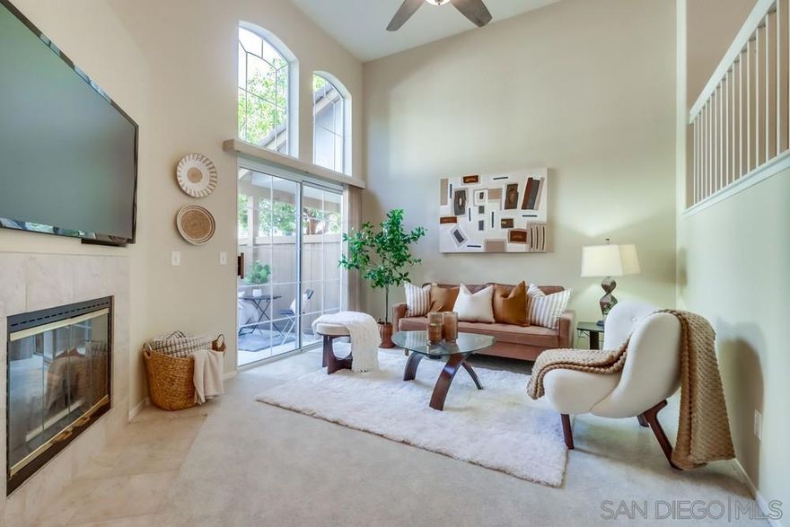 SELLER WILL ENTERTAIN OFFERS BETWEEN: $839K-$869K VRM. First time on market! Original homeowner says it's time to sell. Beautifully maintained Plan 1 Wateridge town home. Split level floor plan. Spacious and airy w/south sun filtering in. Located in the heart of the Sorrento Valley High Tech District. Walk or ride your bike to work!Minutes from the I-805/I-5 freeways, UCSD, La Jolla, Del Mar, UTC and Carmel Valley. Located on a lovely tree lined path with close & easy access to additional street parking. Features: Neutral & tasteful decor. Both bedrooms are en suite. Upstairs full size laundry closet with W/D. All appliances included. New dishwasher,refrigerator, disposal,new carpet, new toilets, new sink fixtures in kitchen and upstairs bathrooms, two new ceiling fans, some new window coverings & more. Attached 2 car garage. TURNKEY and ready to move right in! Complex features, pool, 3 spas, playground and an 85,000 sq. ft. open space park w/4 sanded volleyball courts, 2 tennis courts and BBQ's. A 1/4 mile walking path surrounds the park w/several exercise stations. City lights view in the evening from the park. Penasquitos canyon trails nearby. Beautiful home and great location!