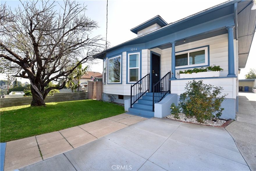 This beautiful Craftsman-style 5-bedroom, 2-bath home is located on a very quiet street in Boyle Heights. First time on the market in over 42 years, the current owners have taken exceptional care of this well-maintained property. The home features central air and heat, a gorgeous bay window in the living room, and a dining area that opens to a lovely patio with a view. The spacious kitchen offers ample cabinet and counter space. All five bedrooms are generously sized, and both bathrooms are very well maintained. This home is ideal for two families and could easily be divided into two separate living spaces. A long driveway leads to a two-car carport. The property is just minutes from Downtown Los Angeles and conveniently close to all major freeways. Both the front and rear yards are beautifully manicured. Don’t miss this incredible opportunity!