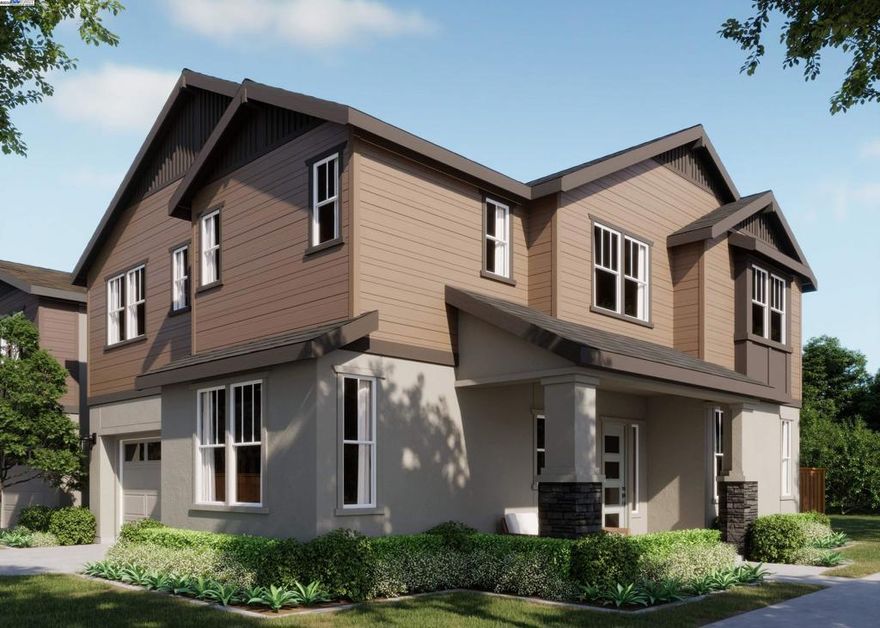 Stunning New Construction in the Coveted Francis Ranch Master-Planned Community! Welcome to this beautifully designed, brand-new home, ideally located near premier shopping, dining, and major freeways for ultimate convenience. This elegant three-floor Residence plan offers the perfect blend of modern style and practical living, featuring an open-concept layout and a spacious loft—ideal for work, play, or relaxation.  This home includes all upgrades – featuring premium luxury vinyl plank flooring, contemporary countertops, cabinetry, recessed can lights, pre-wire ceiling fan/pendant lights, and more. Please check with the Community Sales Manager for details. This energy-efficient home also offers a solar system, available for purchase or lease, helping you save on utilities while promoting sustainable living.   Don’t miss your chance to own a new construction home in one of the most desirable communities in the area!  Representative photos added.