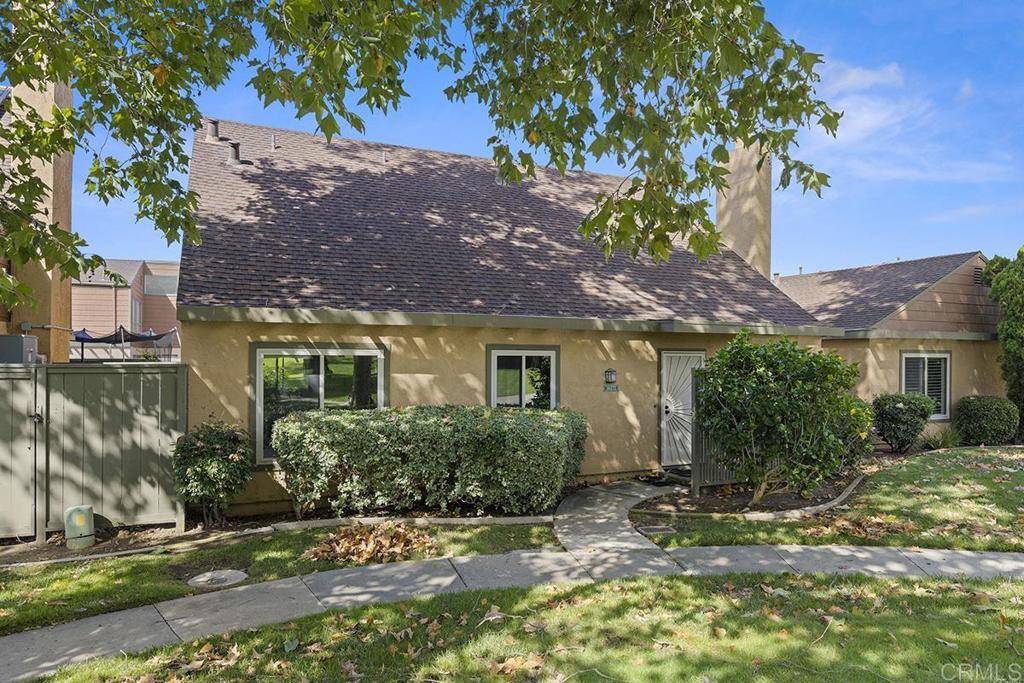 Welcome Home! This turn-key condo is located in the park-like setting of Mira Mesa Village. There is a view of the greenbelt from the living room. The charming property has just undergone an extensive remodel, featuring new kitchen and bath cabinets, brand-new stainless-steel appliances, and quartz countertops. This is a lovely two-story 3-bed 2-bath property with an open floor plan, freshly painted, and new plank flooring throughout. Private patio off the kitchen/dining area. Washer/Dryer off the kitchen. Two bedrooms/full bath on the first floor. Upstairs, a large bedroom/a full bath, and an open room for a study/den/extra living room. MUST SEE!! Low HOA, No Mello Roos. Conveniently located near the parks, schools, shopping, dining & freeway access. Complex amenities include: rec room, pool, and spa. LOCATION, LOCATION, LOCATION.