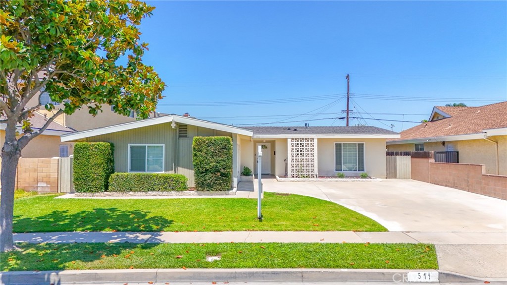 Wow! Wow! Wow! Nice La Habra Home located in a Great Neighborhood has 3 Bedrooms / 2 Full Baths with Sparkling Pool and Jacuzzi, also the Garage is being used as an additional Office (Carpeted) and Individual Laundry Room (Est 250 Sqft), Home has been Remodeled and Updated, New Interior Paint, Recessed Lighting, Central Air/Heat, Newer Roof (2022), Livingroom with Gas Starter Fireplace, New Flooring thru out, Master Bedroom with Master Bathroom with Walkin Shower, Good Size Bedrooms, Family Kitchen with Separate Dining Area off Kitchen, Opens up to Livingroom, large Covered Patio Area off of Pool, Nice Curb Appeal, Close to all that La Habra Has to offer, Shopping, Entertainment Centers, Golf, Schools, Restaurants, and So Much More....