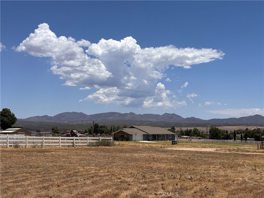 2.65 Acre Lot with beautiful VIEWS of the VALLEY AND MOUNTAINS.  This property is an ALL FLAT and useable lot with a great PRODUCING WELL.  5 Horsepower well pumps at 35-40GPM.  Well and septic perc tests are available upon request.  It is a perfect place to build your DREAM HOME!

The land is ready to build on in this wonderful community of Lake Riverside Estates.  2.5 ACRES OR MORE for HOME SITES, so you have plenty of room for HORSES and other pets. The land is 20 minutes from Temecula, with Equestrian trails, a GATED COMMUNITY, 55 acre LAKE where fishing, paddle boarding and kayaking are allowed, and a 3500 LIGHTED PRIVATE AIRSTRIP.  There is a COMMUNITY POOL, SPORTS COURTS AND AN ASSOCIATION MEETING CENTER.  Let's not forget the frequent Farmer's Market nights to enjoy.  They have a fire station in the community, public school, and Hamilton close by in Anza with K through 12th grade.  Come and take a look at this amazing property!  Certain lenders will loan on land. Electricity very close and low​​‌​​​​‌​​‌‌​​‌​​​‌‌​​​‌​​‌‌​​​‌​‌​​​‌‌​ taxes!