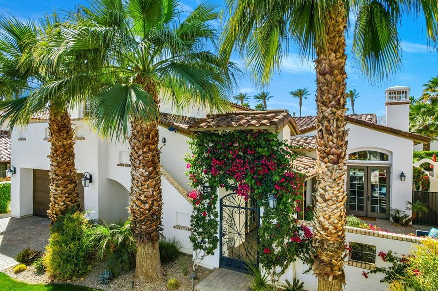4 Month Minimum. You will be hard pressed to find a home of this incredible quality at this price range with a wow factor times 10! Chicly designed with modern Mediterranean flair with soaring ceilings, tons of light, an expansive great room, gourmet kitchen, 6 baths, 4 full and 2 3/4., and 4 ensuite bedrooms, including a spacious 2-room 675' guest suite with separate entrance. Glass pocket doors lead to the lanai with saltwater dipping pool/spa, BBQ island, lush landscaping in a private setting. Newer construction, built in 2016 and meticulously maintained. Luxurious primary suite with spa-inspired bathroom, French doors to the pool. All 4 bedrooms are generously proportioned, privately set with large closets, smart TVs and French doors to the outside. Tucked away at the end of a quiet cul-de-sac, yet close to the clubhouse of the Citrus Club, a premier community affiliated with the historic La Quinta Resort & Club. The Citrus neighborhood offers breathtaking grounds for walking and biking, abundant citrus trees, 24-hour security, all in an ideal location minutes from world-class golf, tennis, equestrian, dining, and shopping. This is a must-see home!!!  All data including measurements, sq. footage and floorplans has been obtained from various sources has not and will not be verified by broker.LOWER RATES AVAILABLE FOR LONGER TERM TENANT.