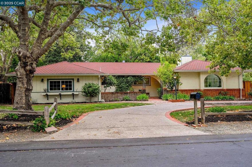 Charming Single-Level in Saranap!  Welcome to this beautifully updated 4-bedroom, 2-bath home offering 1,925 sq ft of comfortable living on a generous quarter-acre lot. Mature shade trees frame the inviting front entry, while inside you’ll find a thoughtful blend of charm and modern updates.  The heart of the home features a spacious living room with a cozy fireplace and walls of windows opening to the backyard. The dining room looks out over the sparkling pool, creating a perfect space for entertaining. The newly renovated kitchen boasts quartz countertops, shaker cabinetry, stainless appliances, and a charming breakfast nook framed by an arched picture window.  Four well-proportioned bedrooms, including a private primary suite, offer flexibility for family, guests, or a home office. The expansive lot provides plenty of outdoor living space with a pool, patio, and garden potential.  Located within the highly rated Lafayette School District and less than 2 miles to downtown Walnut Creek, this home also offers unbeatable commuter convenience with quick access to Hwy 24/680 and BART.