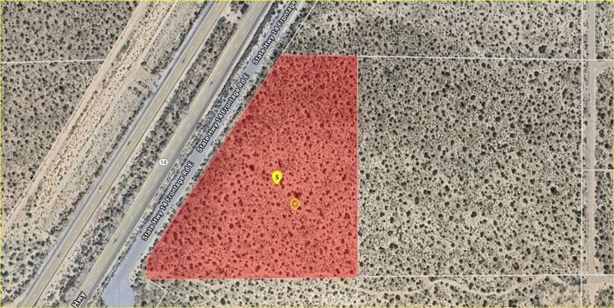 **Excellent development opportunity with two contiguous parcels totaling 17.21 acres zoned R3 High-Density Residential. Located just south of California City Blvd with direct paved frontage along the Hwy 14 Frontage Road, these parcels sit immediately east of State Highway 14 in a future residential corridor. The 7.21-acre and 10-acre parcels offer flat, buildable terrain ideal for multi-family housing, townhomes, apartments, or higher-density residential projects (buyer to verify). Prime location near the Mojave Air & Space Port, with outstanding visibility and convenient access to major transportation routes. Rare chance for developers to secure large R3-zoned acreage in a high-growth area with strong long-term demand.**APN#225-116-37 & 26 both included in sale.