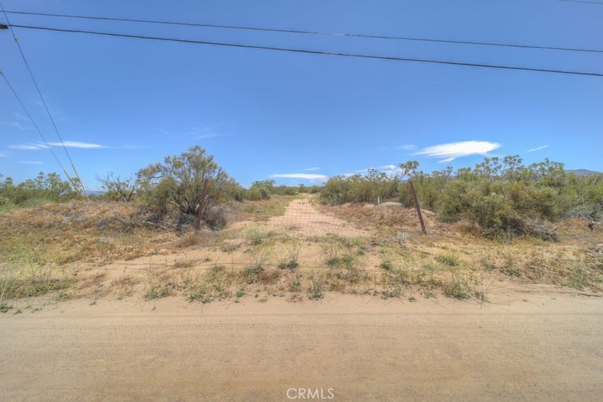 Unlock the potential of 20 acres of fully usable land, offering breathtaking views and endless possibilities. With a well already in place, electricity, and maintained dirt road access, this property is ready for your dream home or weekend retreat.



Located just minutes from Temecula and Lake Riverside, you’ll enjoy the perfect balance of peaceful seclusion and convenience. There are a few neighbors nearby, but plenty of space for privacy and exploration—ideal for anyone seeking serenity, self-sufficiency, or a smart investment.



Whether you're looking to build a custom estate, establish a homestead, or create a weekend getaway, this land is your canvas. Don’t miss this rare opportunity to own a slice of Southern California’s natural beauty.
