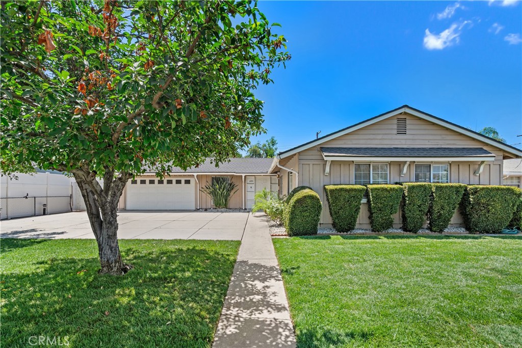 Set back from the street by a beautiful green front yard, this virtually staged 3-bedroom (+bonus room w/walk-in closet), 2-bathroom home in West Hills sits on an extra-large lot and is move-in ready or perfect for your dream renovation. Features include a gated front yard with fruit trees, new lawn and landscaping, central HVAC with new ducting, a bonus room with walk-in closet, 3 spacious bedrooms filled with natural light, two full bathrooms (1 with a shower-tub combo), a galley kitchen with washer/dryer and new dishwasher, and an ultra-bright Arizona Room, ideal for entertaining, relaxing or as a home gym. The gated alley access opens to enough parking for several cars (or for a massive storage area) via a long driveway, leading to the front parking area & attached garage. The back yard is ready for you to relax, shoot some hoops or transform into the oasis you've always wanted. Located just down the street from trendy Malibu Wines and close to The Village, movie theaters, Trader Joe’s, Sprouts, restaurants, hiking, UCLA West Valley Medical Center, shopping malls, and all that the west valley has to offer!