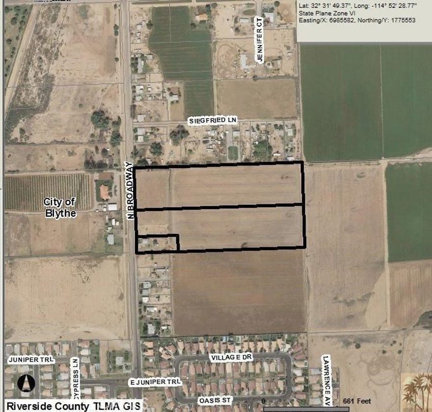 Great Property, Final map was ready to be approved for 73 good sized Residential lots.  Utilities are approx. 600 ft away, there newer developments are just down the street.