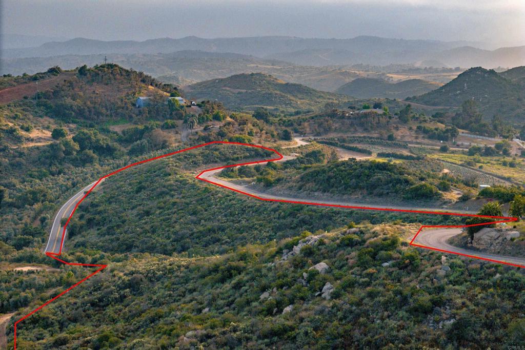 *15% Down Financing Source Available* Build your dream home on this exceptional 8.31-acre property with stunning 360-degree views located a mere 10 minutes from the village! This cherished property has been held by the same family for generations. The rough pad site is perfect for custom home builders seeking a perfect blend of nature and country living. Enjoy street access and readily available power and water at street. Interested parties are encouraged to consult the County of San Diego Zoning and Land Use Regulations to explore the multitude of possibilities for the land. Zoned A70 which offers the flexibility of agricultural and residential possibilities. Getting there: On the corner of De Luz Road and Harris Trail. Turn N or Harris Trail and on the right hand side you will find a rough graded pathway/road where you can park and walk. Getting there: On the corner of De Luz Road and Harris Trail. Turn N or Harris Trail and on the right hand side you will find a rough graded road you can park in front of and walk up to the pad.