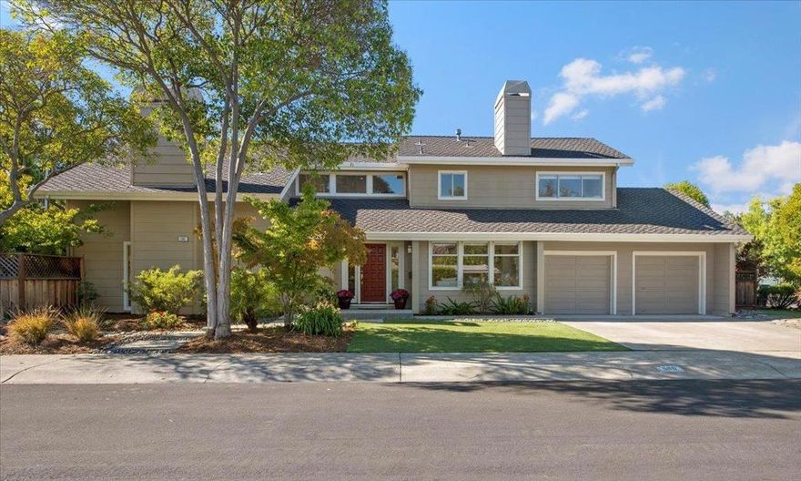 Discover this charming 4 bedroom, 2.5 bathroom home in desirable Midtown. The spacious eat-in kitchen features a gas cooktop, built-in oven, granite countertops, microwave, dishwasher, Thermador appliances and a convenient island.   The home is well-equipped with amenities, including skylights, ceiling fans, a whole house/attic fan, hardwood floors, recessed lighting, an inside laundry room with a 220V electricity hookup, and it is wired for an electric vehicle charger in the garage. Two cozy fireplaces add warmth and ambiance to the living room and family room.   The property falls within the top ranked Palo Alto Unified School District. Walk to parks, community center, library, coffee and pickleball. Close to Stanford University, transportation and tech companies.  This home offers ample space and convenience in a prime Palo Alto location.