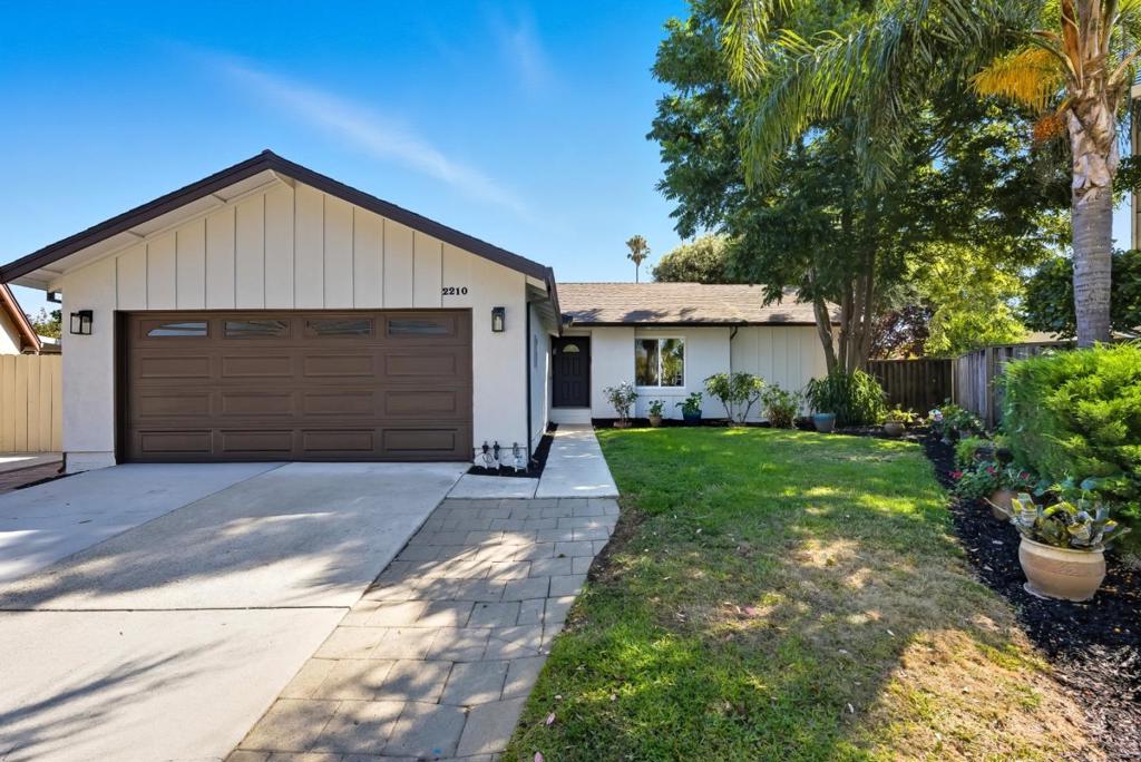 Welcome to this beautifully updated, light-filled single-family home tucked away in a quiet cul-de-sac on a spacious lot with potential for a 2- or 3-bedroom ADU. This thoughtfully designed 3-bedroom + den, 2-bath home offers a modern open layout ideal for both comfortable living and entertaining. The bright kitchen features shaker-style cabinetry, quartz countertops, a designer backsplash, and a full suite of brand-new stainless steel appliances. Enjoy high ceilings in the living area, luxury SPC flooring throughout, and expansive double-pane windows that flood the home with natural light. A sliding glass door leads to the backyard, creating seamless indoor-outdoor flow. The spacious primary suite also boasts a modern walk-in shower with sleek tile, and sliding-door access to the backyard. In addition to the three bedrooms, a versatile den provides flexible space for an office, guest room, or playroom. The spacious backyard offers ample room for expansion, presenting exciting potential with convenient location. Located just minutes from major freeways, Costco, Ranch 99, H Mart, and other popular shopping centers, this home blends style, comfort, and future potential. Dont miss this rare opportunity to own a beautifully upgraded, move-in-ready home with room to grow. A must-see!