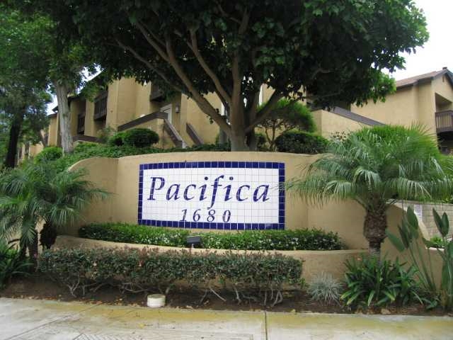 PACIFICA on bluff. Stairs to beach below .Well maintained townhome.3 levels. Lower 2 car garage,storage & laundry. Main level LR,DR,Kit,oversized deck for entertaining,potted plants,relaxing or sunshiny morning coffee. Two master bedrooms/bath. Balcony overlooking pool/pleasant view. Lush landscaping/walking paths. Ample guest parking plus 2 car garage. Owner seeking a long term tenant. WATER included in HOA. Owner pays. Close to all amenities. Neighborhoods: Pacifica Complex Features: ,,,