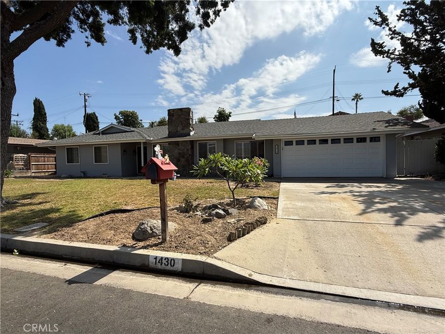 This charming single-story home is nestled in one of Fullerton’s most desirable family neighborhoods, known for its tree-lined streets, pride of ownership, and proximity to award-winning schools, Fullerton College, and scenic parks. Offering 4 bedrooms and 3 bathrooms on a spacious lot, this home combines comfort, versatility, and style. Step inside to find modern LVP flooring throughout and a bright, inviting floor plan perfect for everyday living and entertaining. The large primary suite features peaceful views of the backyard, creating a relaxing retreat. A bonus/flex room located off the rear bedroom provides endless possibilities — ideal for a guest suite, home office, multigenerational living, or a roommate setup. Enjoy direct access from the attached 2-car garage, a generous backyard ready for gatherings or gardening, and the convenience of nearby shopping, dining, and freeway access. Don’t miss this rare single-story opportunity to live in one of Fullerton’s most loved communities!