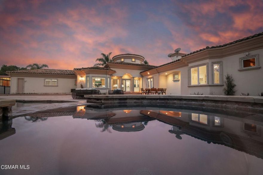 Major price reduction! Seller is extremely motivated--bring any and all offers. This is a rare opportunity to own a premier equestrian estate in Santa Rosa Valley at exceptional value. Don't miss your chance to make this incredible property yours! This stunning property sits inside the prestigious Santa Rosa Valley neighborhood of Hidden Meadows and boasts a privately gated entrance, offering exclusivity and security. With over 4,100 square feet of living space, this single-story home features five spacious bedrooms and four and a half luxurious bathrooms. Perfect for equestrian enthusiasts, the property includes a four-stall barn with runs, providing ample space for horses. The outdoor amenities continue with a refreshing pool, ideal for relaxation and entertainment. Additionally, there is RV parking available, ensuring convenience for travelers or outdoor enthusiasts. Situated on 2.96 acres, this property offers a perfect blend of elegance, functionality, and rural charm.