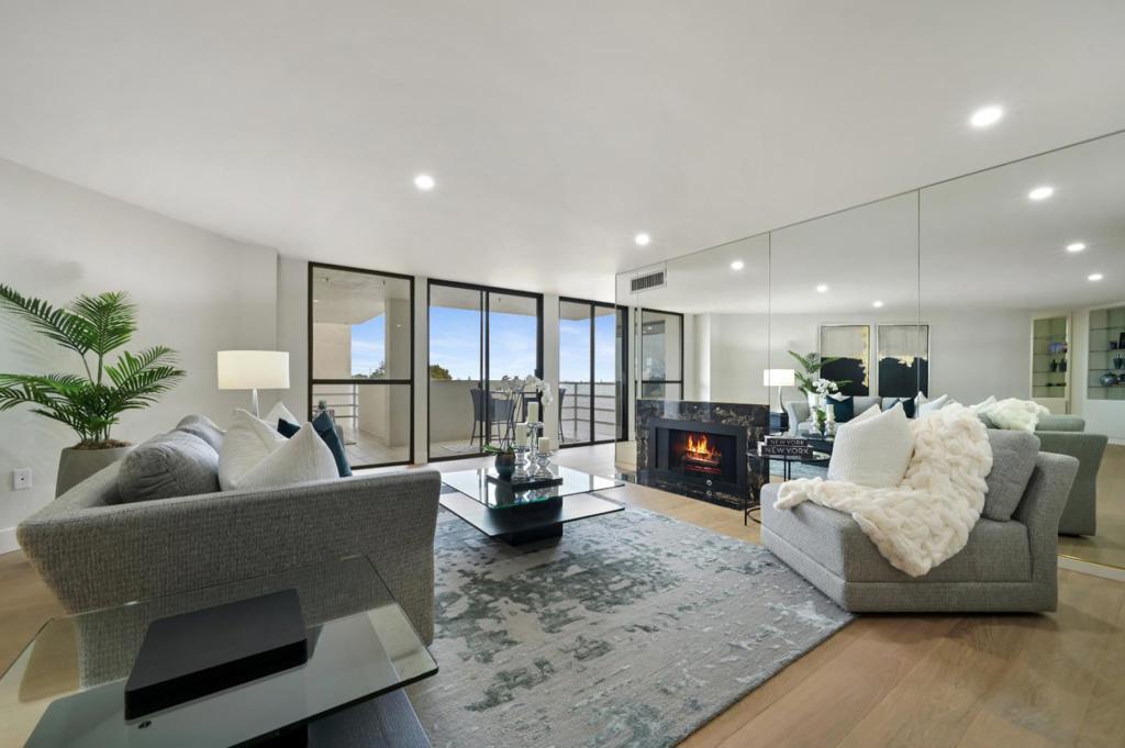 Welcome Home to this bright updated 1-level home near iconic Burlingame Ave! This home includes an Office/Den (10X12) or make into 3rd bedroom! Upgraded in 2022: Interior paint, new bedroom carpeting, European/wide-plank oak floors, 6" baseboards, LEDs, updated baths, and a kitchen (update in 2013 with in-unit laundry room, pantry and lots of closets), make this space move-in-ready. Wrap around Balcony that is accessed from the 2 bedrooms, and living room provide lovely bright Eastern Views. Park Tower offers onsite property management, a secure building, billiard/gym/meeting rooms, pool and clubhouse! Close to Burlingame Ave Downtown for shops/restaurants and farmers market~commute routes (the Historic Burlingame CalTrain Station just blocks away)! Live the Burlingame Lifestyle! Property is vacant~photos are from previous stage.