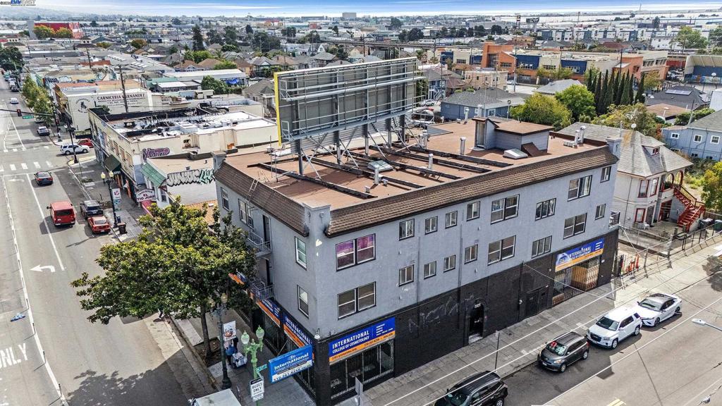 Income producing Building, Commercial/Office/ Residential mixed use consisting of 3 floors with 12 separate residential units individually metered for PG&E and Water and 1 Large Commercial space on the first floor with two separate bathrooms and a Large advertising Billboard with a income producing lease with a separate electric meter. Located in the heart of the Fruitvale district near shopping, restaurants, transportation nearby, Bus stops, 880 freeway, Amtrak Train station, BART, Oakland Airport.
