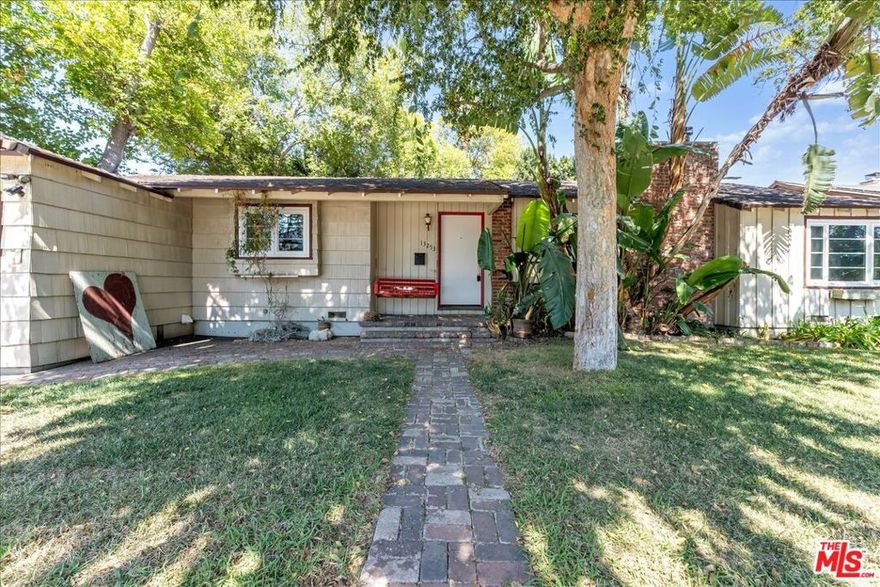 SHORT TERM FURNISHED LEASE! INSURANCE COMPANIES WELCOME! Stunning Mid-Century Modern Ranch with Groovy Vibes! Step into this ultra-cool mid-century modern ranch, bursting with funky charm and stylish details. From the bold red-framed front door and matching bench to the eclectic interiors, this home radiates personality and warmth. Inside, the spacious living room sets the tone with a buttery-soft leather down-filled sofa, conga set, Marshall Bluetooth amplifier/turntable, vinyl collection, and a massive 67" Samsung TV all against gleaming hardwood floors (no carpet anywhere!). The home offers two oversized bedrooms on the east side, either of which can serve as the primary. One features a luxurious king-size organic cotton Avocado bed, while the other boasts a queen-size Beautyrest with a lift/tilt system for ultimate reclining comfort. A third bedroom, located on the west side off the kitchen and service porch, is unfurnished and perfect for a home office, gym, or flex space. From here, enjoy direct access to the garage with laundry area. The kitchen is a retro-modern dream: an original O'Keefe & Merritt vintage gas stove with double ovens, paired with a sleek Samsung smart fridge, Bosch dishwasher, and charming vintage tilework. A cozy breakfast nook overlooks the showstopper backyard. And the yard? Simply magical. This sprawling green oasis features an authentic, hand-painted 23' Mongolian yurt - ideal as a guest retreat, clubhouse, meditation space, or yoga sanctuary. Surrounding the yurt and yard are lush plantings, including Chinese elms, bay leaf, passion vines, bougainvillea, palms, and fruit trees (tangerine, lime, and lemon). All this, with convenient access to transportation, Houses of Worship, M Street Coffee, shops, and freeways.