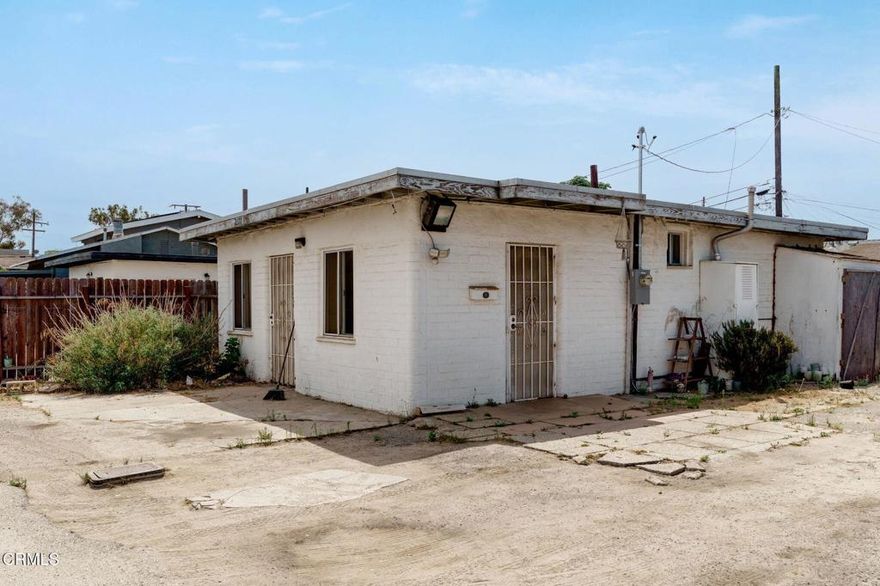 Situated down a long shared driveway this 2-bedroom, 1-bath bungalow in El Rio sits on a large parcel with plenty of room to reimagine. The home is being sold as-is, but offers a great opportunity for the right buyer to bring it back to life or start fresh.