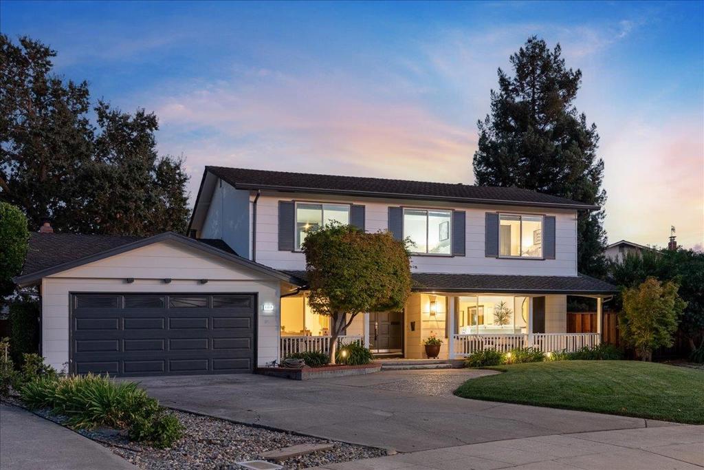 Exceptional multigenerational living awaits in this one-of-a-kind Shadow Brook residence, ideally tucked at the end of a cul-de-sac on an expansive lot. A welcoming covered porch sets the tone for the stylishly updated interiors, while the serene backyard oasis, complete with fruit trees and a trellised grapevine, offers the perfect retreat. Featuring 5 bedrooms and 3 full bathrooms, including a convenient main-level bedroom and full bath, this home is designed to balance versatile gathering spaces with private retreats, all showcasing pride of ownership and thoughtful care throughout. Highlights include brand-new hardwood flooring, an updated kitchen and baths, fresh interior and exterior paint, double-pane windows, central A/C, a two-car garage, and a gated side yard ideal for a dog run. Membership to the Shadow Brook Cabana Swim Club, along with proximity to top-rated Almaden schools, parks, and the Los Alamitos walking trail, complete this special home.