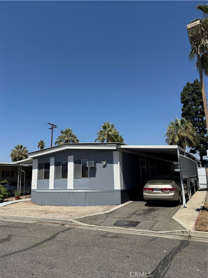 Lovely 2-Bed, 2-Bath Double-Wide in King Arthur Estates! (46 Round Table Dr.)



Welcome to King Arthur Estates, a wonderful all-age community in Riverside! This charming home features a new roof (installed within the past year) and a spacious open floor plan with laminate flooring and warm wood paneling throughout.



The bright kitchen offers a convenient breakfast bar and gas range, making it ideal for everyday meals and entertaining. Step outside to enjoy the extra-large front patio, which spans the length of the home...the perfect spot to relax or gather with family and friends.



Community amenities include a sparkling pool, laundry facilities, a large banquet room, a community kitchen, and more! Conveniently located near major freeways, shopping, public transportation, and downtown Riverside.



Don't miss the opportunity to make this wonderful home yours!  (SPC RENT is: $1,735.00 - Home is on Registration)