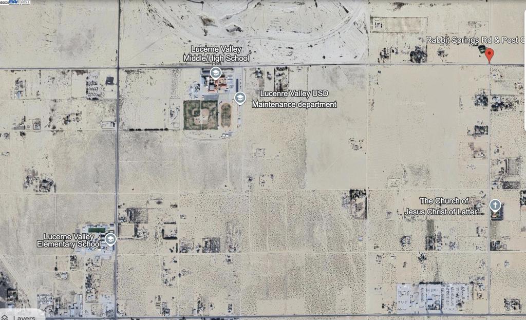 10 acres of residential land with stunning views of the mountains and valley. The property has access to public water and sewer services. Corner of Post office Road and Rabbit Spring Road. It offers convenient walking access to nearby points of interest, including retail stores, restaurants, and parks. The seller is very motivated. Give us your idea and maybe we can work out with the deal. APN: 0464-252-30-0000. Raw Land. Please conduct your own diligence ; POI's: 2 minutes away from Lucerne Valley High School ; 4 minutes away from Lucerne Valley Elementary School ; 4 minutes away from Lucerne Valley United School District ; 4 minutes away from Pioneer Park ; 4 minutes away from Cafe 247 restaurant and Rocks place pizza restaurant ; 5 minutes away from Lucerne Valley Market & Hardware ; 5 minutes away from San Bernardino County Sheriffs Department ; 5 minutes away from Janice Horst Lucerne Valley Branch Library ; 5 minutes away from shops, gas station, restaurants and Bank ; 5 minutes away from Lucerne Valley H Clinic ; 29 minutes away from Apple Valley Airport.