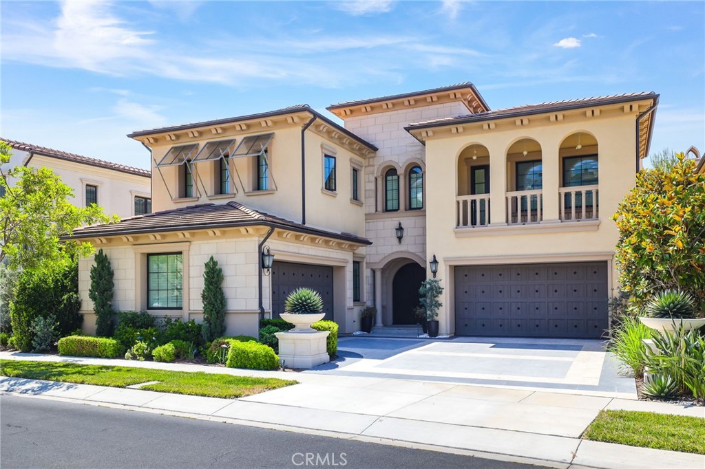 Welcome to your dream home, a breathtaking residence offering the ultimate blend of sophistication, space, and serenity. Nestled in the prestigious gated community of Orchard Hills, this stunning Toll Brothers property is designed to impress from the moment you arrive. The stately exterior, with its rich architectural details and 4 car garages, sets the tone for what lies beyond. Step inside through double doors into a grand foyer with soaring ceilings, a striking chandelier, and wide-plank hardwood flooring that flows seamlessly throughout the home. The expansive main level boasts a spacious great room, elegant formal dining space, and an entertainer’s kitchen featuring rich espresso cabinetry, premium stainless steel appliances, a massive waterfall-edge island, a prep kitchen with additional cooking space, and a dedicated wine fridge. Floor-to-ceiling glass doors open fully to reveal an outdoor oasis, blurring the line between indoor and outdoor living. Upstairs, a gallery-style landing overlooks the main level, leading to a sprawling loft, perfect as a media room, gym, or play space. The luxurious primary suite is a private sanctuary, complete with panoramic views, a spa-inspired bath featuring a soaking tub, oversized glass shower, dual vanities, and a boutique-style walk-in closet with custom built-ins and a center island. Step outside to your own private resort. The professionally landscaped backyard features a stunning pool and spa, cozy firepit with sunken seating area, and a fully enclosed California room equipped with a built-in Wolf BBQ, beverage fridge, and outdoor sink, ideal for year-round entertaining. With no neighbors behind, the backyard enjoys serene views and exceptional privacy—a rare find in a luxury community. The home is also equipped with a fully owned and paid-off solar system, significantly reducing monthly electricity bills. Community benefits include pools, club house, playground, basketball and tennis courts, and nearby fabulous Orchard Hills Shopping Center. Don't miss the opportunity.