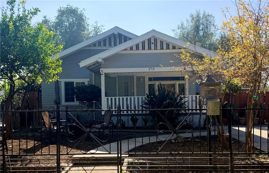 Discover an exceptional opportunity to own a beautifully preserved bungalow in the heart of Pasadena, blending timeless character with thoughtful modern upgrades. This charming residence is complemented by a fully permitted 480 sq ft ADU built in 2020, offering outstanding flexibility for extended living, guests, or rental income.

The main home features 1,174 sq ft of well-designed living space, originally remodeled in 1991, with both the interior and exterior freshly painted within the past year. It offers 3 generously sized bedrooms and 2 full bathrooms, including a classic Jack & Jill. Enjoy elegant entertaining spaces with a formal living room and dining room, along with a functional kitchen enhanced by its tasteful remodel. The expansive lot provides inviting front and back yards with a variety of fruit trees, as well as an oversized driveway that accommodates RV parking or up to 6 vehicles in a double-tandem layout.

The detached 480 sq ft ADU, built in 2020, includes a complete 1-bedroom, 1-bathroom layout with its own living room, kitchen, and dining area—ideal for multigenerational living or income opportunities. Both the main home and the ADU feature energy-efficient mini-split A/C and heating units for year-round comfort.

A rare Pasadena offering that delivers charm, functionality, and exceptional versatility—an opportunity not to be missed.