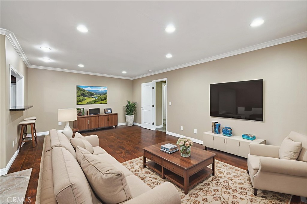 Discover your new home at Miraleste Canyon Estates, where this stunning 1-bedroom, 1-bathroom condo has been meticulously remodeled for modern living. The open-concept space is enhanced by gorgeous floors, crown molding, recessed lighting, and an elegant kitchen with newer cabinets, granite countertops and stainless steel appliances. AC will keep you cool inside while the patio is a great place to relax and unwind. The spacious bedroom features a large walk-in closet including a full-size washer and dryer!! Can you imagine the convenience of doing laundry in your own home! The bathroom and vanity have also been tastefully updated for a sophisticated touch. Residents here enjoy an effortless lifestyle with a pool, spa, and gym just steps away. Beyond the community, prepare to be captivated by the area's legendary panoramic views of the Pacific Ocean, Catalina Island, and the Los Angeles Harbor. For outdoor enthusiasts, explore White Point Beach, the iconic Korean Friendship Bell, and scenic hiking paths across the Palos Verdes Peninsula and Point Fermin Park, all within a quick 5-minute drive. Enjoy the perfect blend of tranquility and accessibility. All your daily needs are easily met with shopping centers, a variety of restaurants, medical facilities, and major grocery stores like Sprouts, Trader Joe's, Smart & Final, and Vons just two minutes away. This condo truly offers an exceptional opportunity for a comfortable, convenient, and well-appointed home in a great location.