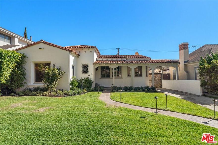 LOCATION LOCATION LOCATION! This is your chance to live on world-renowned Rodeo Drive, this home places luxury shopping, fine dining, top-rated schools, and iconic Beverly Hills destinations within easy reach. Located in the highly sought-after Beverly Hills Unified School District, this home provides families with access to top-rated schools and a nurturing environment for children to learn and grow, all while enjoying a private backyard oasis perfect for play, relaxation, and outdoor entertaining. Step into timeless Spanish elegance in the heart of Beverly Hills 90212. This 3-bedroom, 3-bath home offers classic architectural details high beamed ceilings, arched doorways, and a fireplace centerpiece  combined with modern comforts throughout. The gourmet kitchen features marble countertops and stainless-steel appliances, while the primary suite boasts a spacious closet and updated en-suite bath. Private backyard oasis with mature landscaping and a patio perfect for entertaining. Home includes detached garage with private access. A rare opportunity to live with the elegance and comfort of Beverly Hills with modern lifestyle convenience - a must-see!