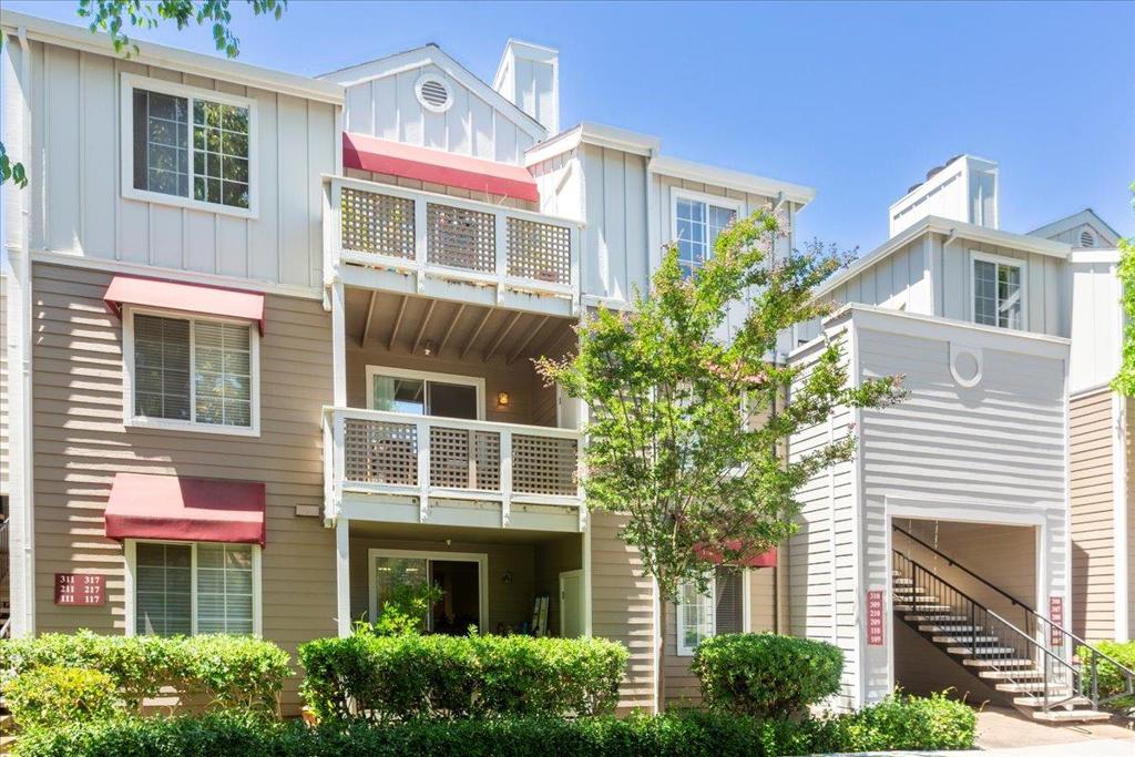 The open layout of this beautiful Silicon Valley condo, complemented by high ceilings, provides an airy and spacious feel throughout. Gorgeous new LVP flooring and freshly painted interiors create a bright & welcoming atmosphere. The well-designed floor plan offers privacy and convenience with a bedroom, bath, and individual heat zone on each side of the main living area. Both baths updated with stunning new quartz counters, sinks & faucets. The primary suite offers dual sinks & dual closets. The open kitchen features a French door refrigerator, a convenient pantry, and ample room for multiple chefs. A full-size washer and dryer make laundry day a breeze. Enjoy the Bay Area weather on your private balcony or out by the pool. You'll appreciate the nearby assigned parking spot in the gated underground garage + 2 more parking passes for residents/guests. Plenty of guest parking is available. A private storage space in the garage is included (approx 15' x 5') as well as a storage closet on the balcony. Garage access is very close, right by the base of the stairs. Located in the high-scoring Fremont HS attendance area, Conveniently close to Apple, Google, and many other tech employers. Also close to Central Expwy, Lawrence Expw, Hwys 101 & 237 and CalTrain/Light Rail. Great buy!
