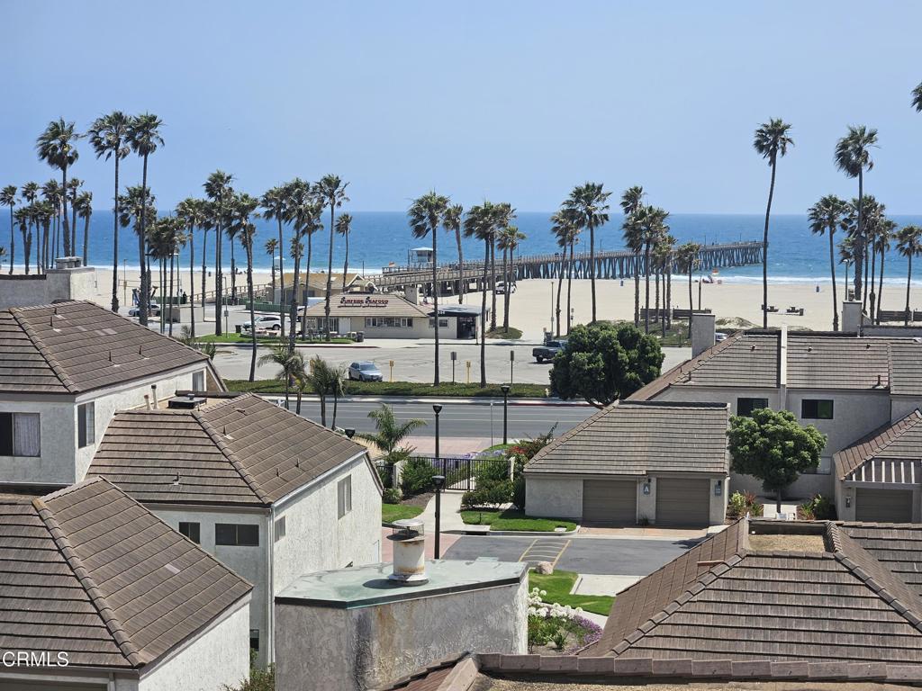 Must see-Ocean front property with upscale living. One of the Best top floor views of the Ocean in Surfside IV. Enjoy Ocean breezes and the peaceful sound of waves- this home is directly across from Port Hueneme Beach and Fishing Pier! These 2 bedrooms 2 full baths condo has elevator right to your front door. No steps! Right across the street is the Pelican Club. Pelican Club has 3 level Amenities: Leval 1 Brand new indoor remodeled Pool and Spa opening July 15, 2025. Leval 2 has pool tables and on 3rd level Aerobic room,kitchen,Library. Ideally Located between Malibu and Santa Barbara.