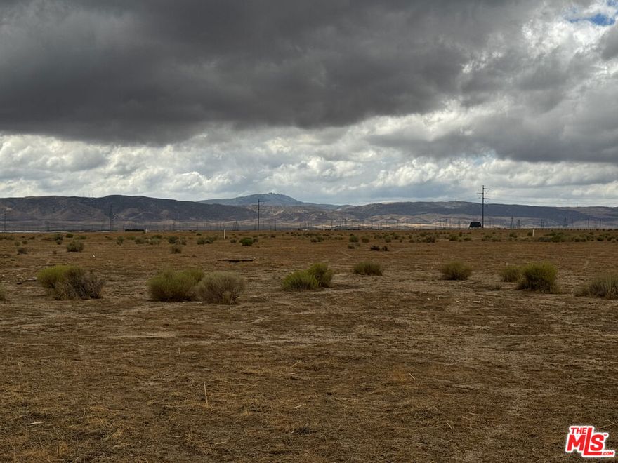 Great opportunity to own 2.5 acres in the desirable Antelope Acres community of Lancaster. This spacious parcel (APN: 3264-016-002) is zoned LCA11*, offering flexibility for agricultural, residential, or investment uses. Nestled between the growing Antelope Acres community and large-scale solar farms, with easy access to Hwy 138, this property combines rural charm with proximity to renewable energy development. Enjoy wide-open desert views, peaceful surroundings, and incredible starry nightsall just a short drive to city amenities in Lancaster. Ideal for a custom home site, ranch, or long-term hold in a growing area.Buyer and Buyer's Agent to verify all information, including but not limited to zoning, utilities, lot size, and land use with Los Angeles County. Seller and Broker make no warranties or guarantees.