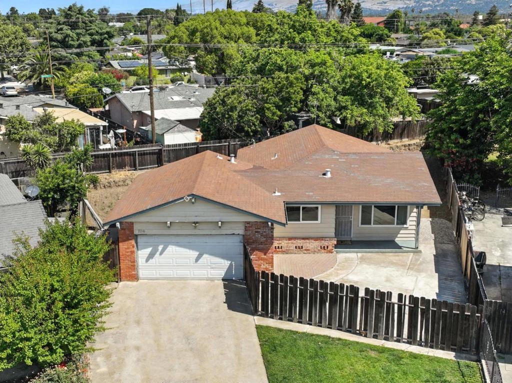 Welcome to your next chapter! A beautifully located home nestled near all the essentials of vibrant living. Just minutes from major shopping centers, lush parks, and with quick access to both Hwy 101 and 680, convenience is truly at your doorstep. This home is more than just a place to live; it's a canvas for your dreams. Step into the spacious backyard offering a rare opportunity to design your very own private paradise. Whether you envision a modern outdoor kitchen, a peaceful garden retreat, or a play haven for the kids, this blank slate is ready for your personal touch. Inside, you'll find a warm and inviting layout perfect for gathering with loved ones, entertaining guests, or simply relaxing after a long day. Don't miss the chance to turn this property into the sanctuary you've always wanted. With location, potential, and charm all rolled into one, this is the kind of opportunity that doesn't come around often. Create. Entertain. Relax. Repeat. Your oasis starts here.