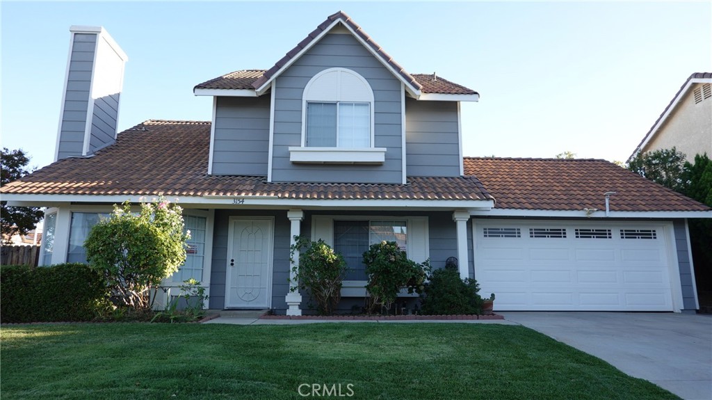 This home is a move-in ready 2-story corner home with 3 bedrooms and 2.5 bathrooms. On the first floor is a formal living room, family room, and formal dining room. The 1st floor and bathrooms include tile flooring while the 2nd floor has carpet on the stairs, upstairs hallway, and bedrooms. The kitchen features recessed lighting, granite counters, stainless steel appliances, and newer cabinets. The property includes a 2-car garage and a spacious backyard with patio and mature trees. This property is close to schools, park, Palmdale amphitheater and shopping.