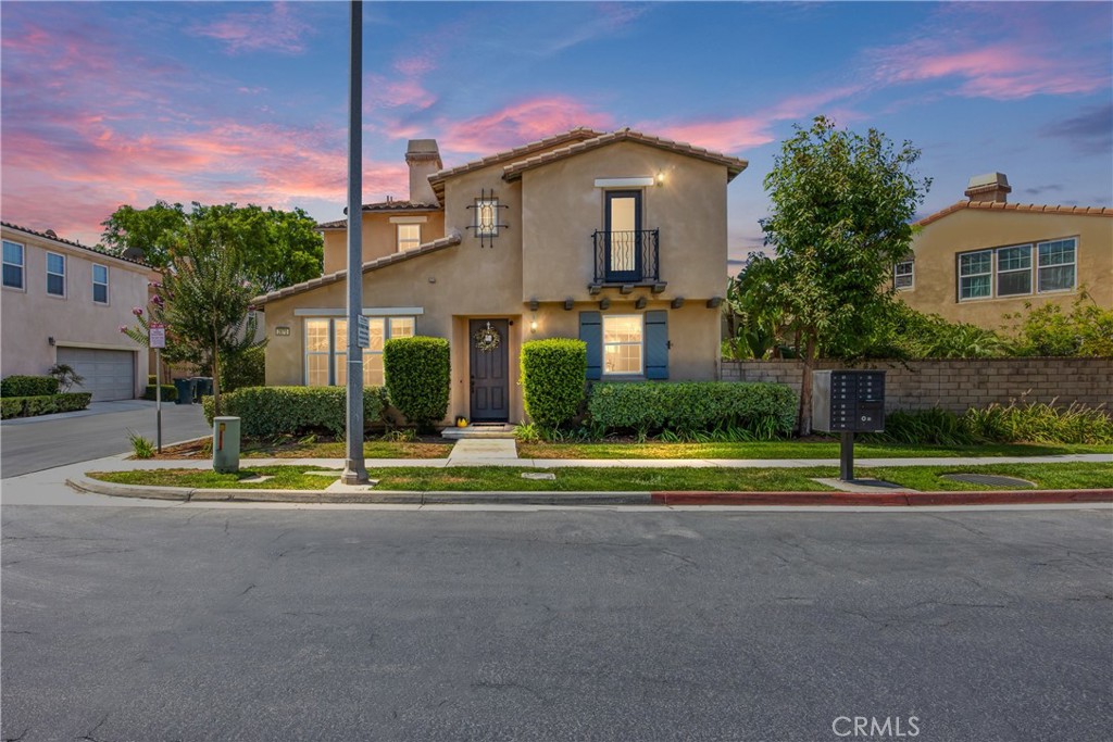Enchanting Tuscany style home in the desirable community of Dos Lagos features three bedrooms, two and a half bathrooms, a two car garage with direct access to the spacious kitchen and dining area, and a living room with a cozy fireplace. A master suite awaits upstairs with a private bathroom, with a soaking tub and separate shower, and walk-in closet, also a separate loft, laundry room and two roomy bedrooms and a full bath. Outside you will find a beautifully landscaped large backyard and huge patio area perfect for an entertaining summer BBQ party or quiet retreat for the family. The Citrus Springs community is well-maintained and boasts many great amenities like the pool, spa/jacuzzi, two kid playgrounds, dog friendly park, and outdoor
gathering spaces. The Dos Lagos and The Crossings shopping centers are conveniently close by and provide for a variety of options for shopping and
dining, and nearby theaters, golf course and lake. Easy access to the freeways and to public transportation. Newer renovations include ceiling fan lights in all bedrooms, new garbage disposal, new whole house fan, new A/C unit, various plumbing valve replacements, garage storage racks installed and brand new five burner gas range with air fryer and new microwave. COME TAKE A LOOK- YOU WON'T BE DISAPPOINTED-THIS COULD BE JUST WHAT YOU ARE LOOKING FOR!