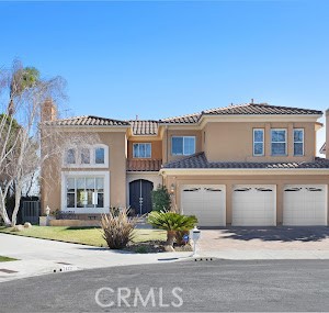 View Home is the Hills of Monte Vista community. Upon Entering you are welcomed by soaring ceilings of the foyer and an open sunny formal living room with cozy fireplace, as well as elegant formal dining room with a view. The remodeled kitchen is a perfect for daily cooking and entertaining. Includes breakfast bar and eating nook overlooking the back yard and pool. There's a full bedroom downstairs, full bathroom, plus 1/2 bath, and family room with fireplace. This home has a beautiful primary bedroom with walk in closet and spa like shower and soaking tub. Huge veranda off the master suite with a spiral staircase to go down to the pool and jacuzzi. There is an outdoor bar and kitchen area as well. Laundry room is located downstairs adjacent to 3 car garage with loads of storage. Located in the award winning El Camino High School, Hale Middle school & Pamelo Elementary school. Close to shopping, dining and entertainment at malls such as The Village Topanga Westfield Shopping Mall, Calabasas commons, hiking trails, and award winning schools, includes private security patrol. Home as expansive views all the way to Burbank. No back neighbors to obstruct the view. Close commute to The valley, and Ventura country. only 20 minutes to the beach. This home offers a quiet location on the cul de sac in a very private community.
