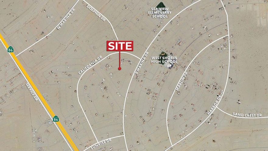 Residential Lot in Salton City. Near West Shore High School and Sea View ElementarySchool. Easy access to Expressway 86. The California government has committed hundreds of millions of dollars to restoring the Salton Sea. Priced to sell.