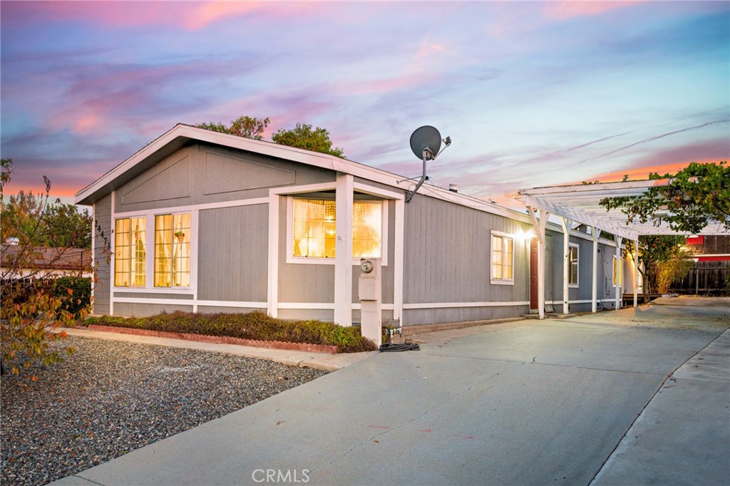 Lovingly updated home in the beautiful Farm community is ready for its new family. Featuring an open concept with high ceilings and lots of natural light. The kitchen opens into a spacious living and dining room perfect for entertaining. 2 spacious bedrooms and 2 bathrooms plus an additional detached office or bonus room. Sizable lot and large driveway with RV parking to accommodate all your toys. Centrally located between the 15 and 215 freeways this home is conveniently located no matter which direction you are headed. The FARM community offers a wide range of amenities including 3 pools, 2 lakes, fishing, soccer fields, 2 playgrounds, orchards, walking trails, basketball courts, dog park, library, community events and more. Come and experience the beauty of county living in the middle of the city.