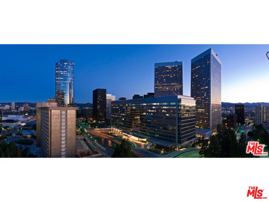 Unique, private, full floor, 360 degrees panoramic views, luxurious Penthouse adorned with wraparound terraces and exclusive elevator lobby. The views stretch from Downtown LA across the Santa Monica Mountains to the Pacific Ocean. This 9,318 sq ft Penthouse features an epic Master suite, extensive LR w/2 fireplaces, floor-to-ceiling windows, formal DR which easily seats 25, eat-in kitchen that opens to den. PH40 defines Vertical Estate Living. This estate living in one of the most prestigious locations in all of Los Angeles with is a 24 hr guard gated secured community w/ valet, doorman & concierge. The Century is a 42-story masterpiece, developed by Related Companies & designed by Robert A.M. Stern Architects, resides above 4 private acres of lush gardens w/outdoor dining rooms, remarkable fountains, botanical walking paths, 75 ft. lap pool, resort cabanas, Equinox design gym, Palates studio, spa, yoga studio, screening room, dining room, bar lounges, wine cellar, conference room.