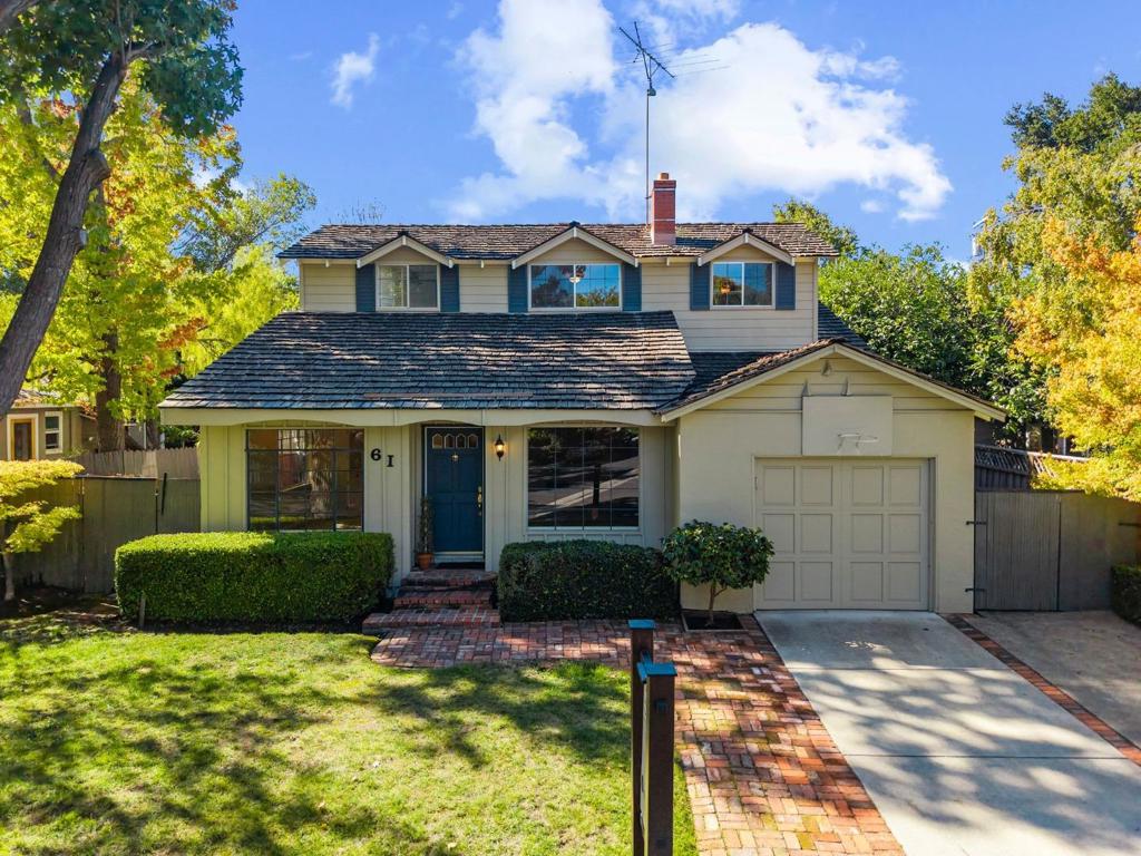 Set in the coveted Green Gables neighborhood of Palo Alto, 61 Primrose Way offers a rare chance to reimagine a two-story residence in one of the city's most desirable enclaves. The charm of this Cape Cod style home reflects the beauty of its tree-lined surroundings. This 4-bedroom, 2-bath home spans approximately 1,925 sq. ft. across two levels, set on a 5,830+ sq. ft. lot. With its generous footprint and prime location, it's the perfect blank canvas. A short distance from Duveneck Elementary and highly rated Palo Alto Schools(Buyer to verify availability), with close access to the Lucy Stern Community Center, Palo Alto Junior Museum and Zoo and Rinconada Park. The location provides convenient access to Stanford University, Town & Country Village, Stanford Shopping Center, Stanford Hospital, and Palo Alto Medical Foundation. In addition, nearby tech giants such as Google, Meta, and other leading companies are within close proximity. Residents also enjoy the vibrant California Avenue district, as well as the dining and shopping experiences of Downtown Palo Alto/University Avenue. Highway 101 makes for easy access to both San Jose and San Francisco. 61 Primrose Way isn't just a house - its an extraordinary opportunity to design your dream lifestyle in the heart of Palo Alto.