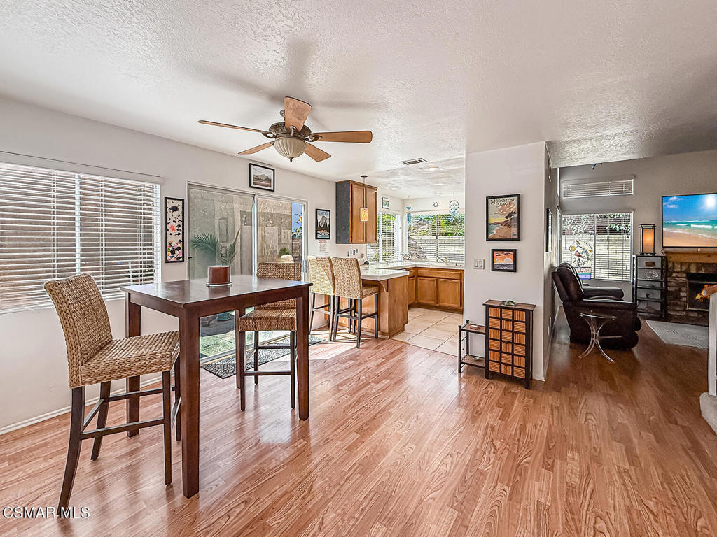 Discover this spacious, two-story home located in the heart of west Simi Valley. This home offers the perfect blend of comfort and convenience, with local restaurants and parks just moments away.Step inside to a bright and thoughtfully designed floor plan with a two-story ceiling in the living room, creating an airy feel. The space flows seamlessly into a private outdoor patio, perfect for entertaining or relaxing. Upstairs, the primary bedroom features stunning vaulted ceilings and a generous closet with built-in storage. The other bedroom closets also include built-in storage, providing a clean, organized slate for you.The property also includes a two-car garage with extra storage space and a private spot right in front of the home's private entry gate. Located on a private driveway shared with only 10 other homes, this community provides a quiet and exclusive feel. Enjoy the convenience of a dedicated community grass area near the guest parking. This is a must-see!