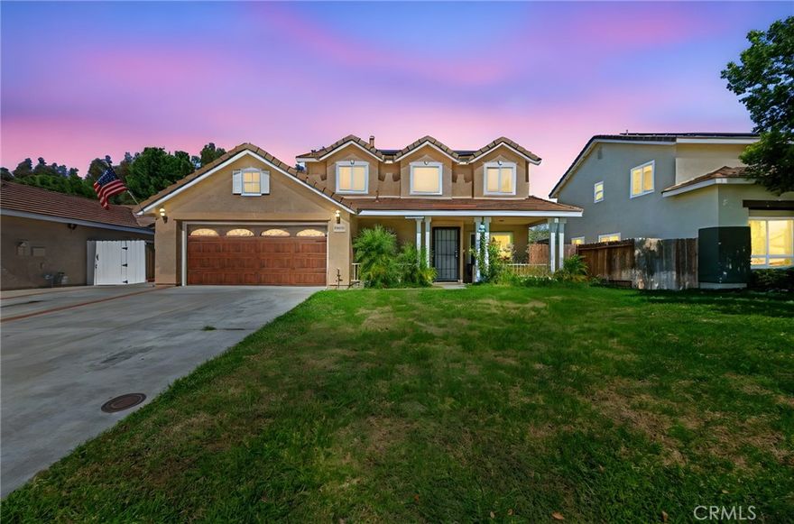 Beautifully upgraded 3-bedroom, 2.5-bathroom home located in the desirable California Oaks community of Murrieta. This two-story residence features approximately 1,509 sq ft of living space on a spacious 6,970 sq ft lot. Interior upgrades include new vinyl plank flooring throughout, updated lighting and plumbing fixtures, and freshly painted interiors.



The remodeled kitchen is equipped with stainless steel appliances, a 6-burner gas range, reverse osmosis water filtration system, and a newer refrigerator that conveys. Upstairs you'll find all three bedrooms, including the primary suite with dual sinks, a walk-in closet, and a private balcony overlooking the backyard.



The large backyard is fully fenced and includes a covered patio, storage shed, and ample space for a future pool or ADU. The home also features a newer garage door, central HVAC, and double-pane windows plus a Tesla EV charging system. Washer, dryer, and refrigerator are included.

Buyer to assume solar lease.

No HOA, No Mello-Roos, and low property taxes. Conveniently located near top-rated schools, shopping, dining, and freeway access.