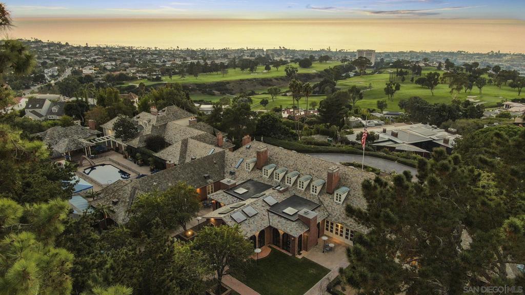 Welcome to the epitome of luxury and exclusivity in La Jolla. Nestled on over 30 acres of meticulously gated, awe-inspiring grounds with breathtaking panoramic ocean views, Foxhill Estate is the most renowned property in San Diego. As you enter through the expansive motor court, you are greeted by the majestic beauty of formal orchards, flawlessly manicured gardens, and a collection of exquisite structures, including the Main Home, Pool Pavilion, Fitness Center, Greenhouse, and a remarkable 8 car garage. The newly renovated kitchen, boasting elegance and opulence, is just one of this estate's many impressive features. Whether you indulge in a life of royalty or develop meticulously delineated parcels for others to savor, Foxhill Estate is an unrivaled gem in the realm of luxury real estate. Welcome to the epitome of luxury and exclusivity in La Jolla. Nestled on over 30 acres of meticulously gated, awe-inspiring grounds with breathtaking panoramic ocean views, Foxhill Estate is the most renowned property in San Diego. As you enter through the expansive motor court, you are greeted by the majestic beauty of formal orchards, flawlessly manicured gardens, and a collection of exquisite structures, including the Main Home, Pool Pavilion, Fitness Center, Greenhouse, and a remarkable 8 car garage. The newly renovated kitchen, boasting elegance and opulence, is just one of this estate's many impressive features. Whether you indulge in a life of royalty or develop meticulously delineated parcels for others to savor, Foxhill Estate is an unrivaled gem in the realm of luxury real estate.