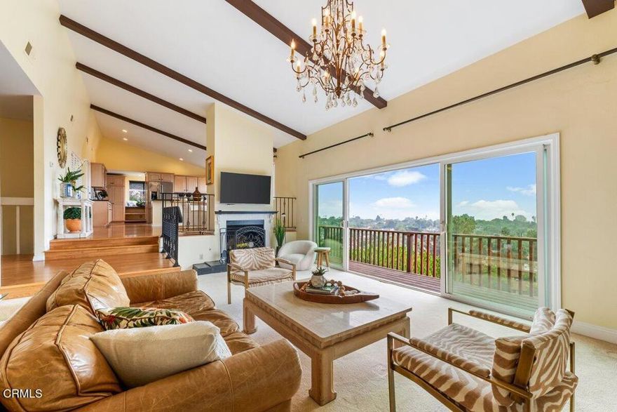 Capture uninterrupted ocean views from this well-built home to make your own.  This view home is perfectly positioned on the Mesa, giving you an unmatched lifestyle in one of Santa Barbara's most coveted neighborhoods. Imagine starting your day with coffee on the balcony and watching the sky and sea change color.  The upstairs living area, with its open kitchen and dining space, is designed to maximize these stunning coastal and island views.A 3 bedroom/ 3 bathroom home is waiting for your personal touch. The sunset views are stunning!