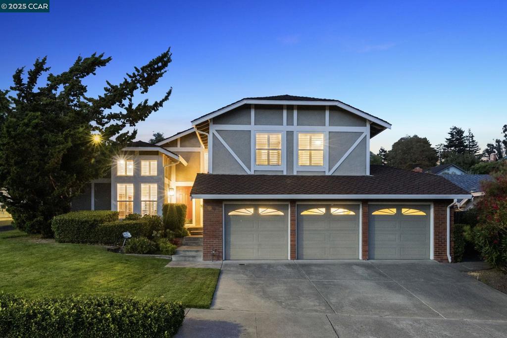 Desirable West Dublin Hills – This beautifully updated 4-bedroom, 3-bathroom home is set on a rare oversized corner lot with side-yard access and a spacious 3-car garage. The flexible floor plan includes a convenient downstairs bedroom and full bath, perfect for guests or multi-generational living. Inside, the home features a formal living room, a formal dining room, and a spacious family room creating an ideal setting for both entertaining and everyday living. The updated kitchen offers stainless steel appliances, modern finishes, and ample storage. Elegant engineered hardwood flooring runs throughout, enhancing the open, light-filled spaces. Meticulously maintained, this home blends comfort and style in a prime West Dublin Hills location.