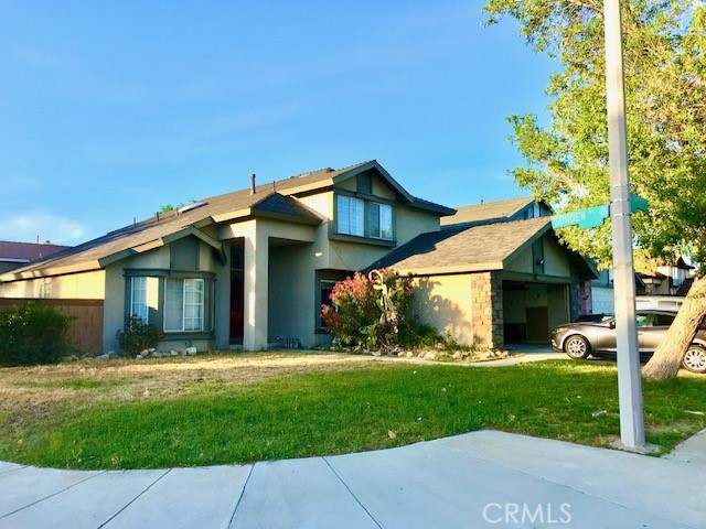 Fully remodeled two story home in close proximities to the 14 freeway and shopping center. Fully remodeled home complete formal living space includes huge front and back yard, large living room with brick gas fireplace and new central AC unit installed. Home includes 4 bedrooms 3 baths with bonus room for office, formal dining room, full modern kitchen with new pull down faucet deep stainless steel sink, over head stove fan and dish washer. Kitchen includes all new quartz grey countertops with flush mounted sink and all new white marble style ceramic tile floor. Upstairs includes all new grey laminate wood floor throughout, new light fixtures and the entire upstair bedrooms and bathrooms have been freshly painted. Master bedroom includes new closet private his and hers full bathroom, second and third bedroom are remodeled as well and share a full bathroom. Full driveway with 2 car garage with electric door opener. Please contact me with serious inquiries only!
