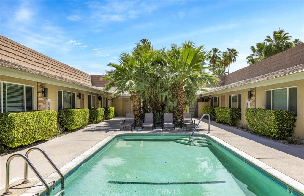 Trendy Studio Apartment Available in Beautiful Palm Springs! Located in Thornhill Villas, a Boutique gated apartment building originally built for Louise Lavelle of Louise's Pantry fame. It boasts 8 unique villa homes that were all remodeled in 2014 and 2015. Enjoy gorgeous Mountain Views while lounging around the lovely shared Pool. A great location within walking distance to major retail amenities (CVS, Ralph's and Starbucks)! Perfect for 1 Occupant, the unit has a Modern Living Space and a Compact Kitchen Area with Granite Countertop, Backsplash, Sink, Mini-Cooktop (electric), Microwave, and Mini-Refrigerator. The Bathroom features Contemporary Fixtures, Toilet, and Shower. No Laundry Facilities On Site and No Mail Delivery--tenant must set up a PO Box. Mini-Split AC/Heater Unit. Fenced Front Covered Patio Area. Street Parking. A Flat Rate of $150 per month Covers ALL UTILITIES--Water, Trash, Sewer, Gas, and Electric. Will Consider 1 Cat.
