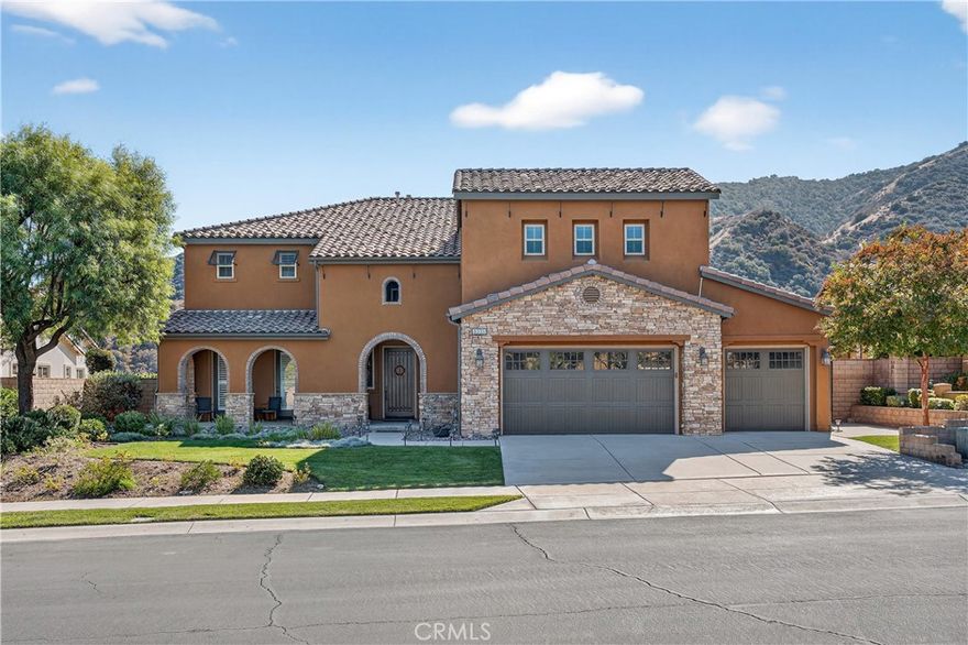 Located in the prestigious Retreat Community, this stunning K&B Luxury highly sought home features views of beautiful Cleveland national forest. This spacious open floor plan, with a gourmet kitchen and large pantry, featuring 5 spacious bed rooms, 4.5 bath rooms, dual walk in his and her closets. An entertainer paradise, the back yard includes a private heated pool and spa, natural gas fire pit and multiple areas for relaxing or hosting guest. Has a covered patio with a outside bar. The primary suite complete with a private balcony, over looking the Cleveland National Forest, and total privacy. A cozy family room off the kitchen with a beautiful brick fireplace. Additional highlights include window coverings throughout, plantation shutters and a tandem 3 car garage. The perks of this amazing location is minutes away from Dos-Lagos restaurants, theaters, shopping and entertainment. The Retreat community also features a pool, parks, and scenic hiking trails for out door enjoyment. This beautiful Luxury home is amazing, come by and see for yourself.